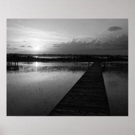 Solnedgång över Banker-kanalen Poster