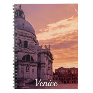Solnedgång över Basilica i Venedig Anteckningsbok