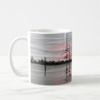 Solnedgång över Bayou Kaffemugg