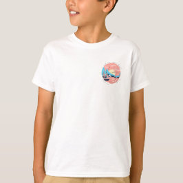 Solnedgång över bergen t shirt