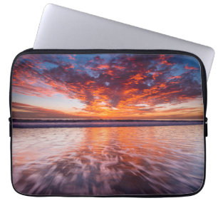 Solnedgång över Channel Islands Laptop Fodral