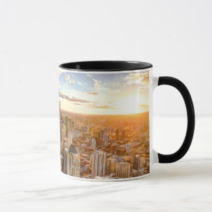 Solnedgång över Chicago Mugg
