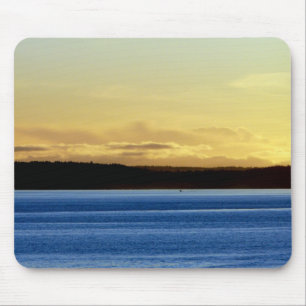 Solnedgång över den Bainbridge ön Musmatta