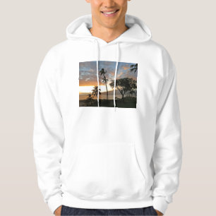 Solnedgång över den Maalaea fjärden, Maui Hoodie