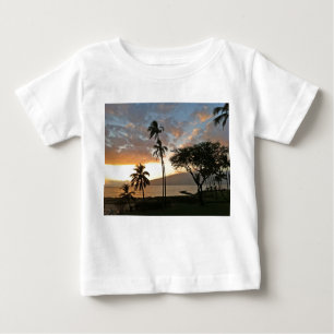 Solnedgång över den Maalaea fjärden, Maui T-shirt