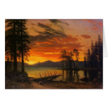 Solnedgång över floden