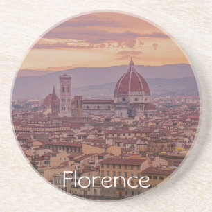 Solnedgång över Florens, Italien Underlägg