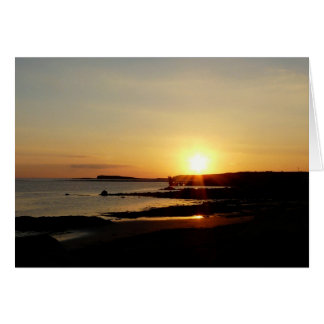 Solnedgång över Galway Bay Hälsningskort
