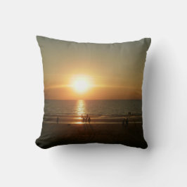 Solnedgång över havet kudde