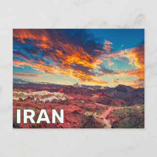 Solnedgång över Iran Vykort