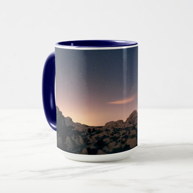 Solnedgång över Joshua Träd nationalpark Mugg (Framsida vänster)