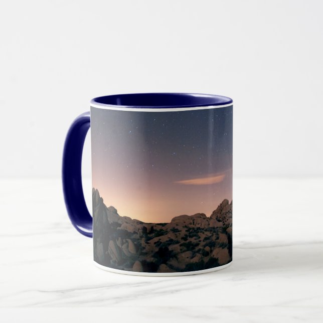 Solnedgång över Joshua Träd nationalpark Mugg (Framsida vänster)
