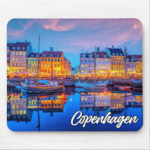 Solnedgång över Köpenhamn, Danmark