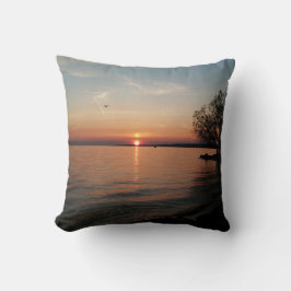 Solnedgång över Lake Ontario Kudde