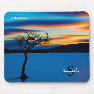 Solnedgång över Loch Lomond, Skottland Musmatta