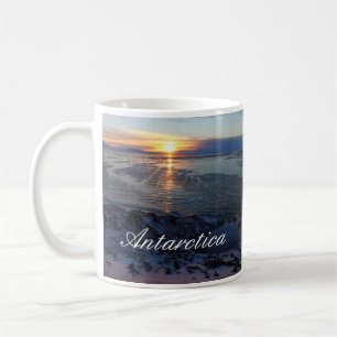 Solnedgång över McMurdo Ljud, Antarctica Kaffemugg