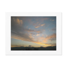 Solnedgång över Medellín-vykort