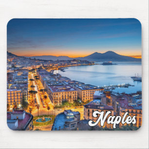 Solnedgång över Neapel, Italien Musmatta