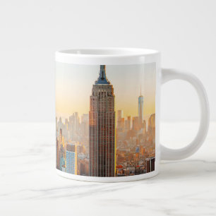 Solnedgång över New York Jumbo Mugg