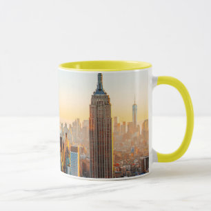 Solnedgång över New York Mugg