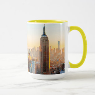 Solnedgång över New York Mugg