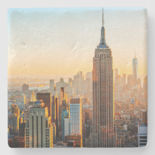 Solnedgång över New York Stenunderlägg