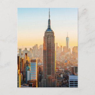 Solnedgång över New York Vykort