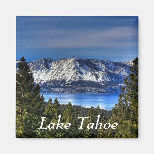 Solnedgång över Sjö Tahoe California Magnet