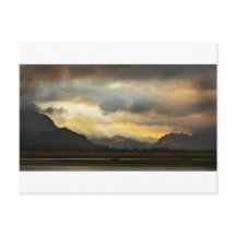 Solnedgång över Snowdonia