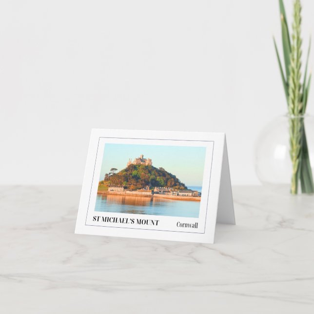 Solnedgång över St. Michael's Mount, Cornwall Kort (Framsida)