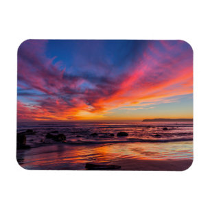 Solnedgång över Stilla havet från Coronado 2 Magnet