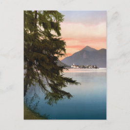 Solnedgång över tyska Sjö Vykort