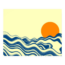 Solnedgång över Vågar