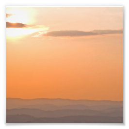 Solnedgång på Alleghenies, Väster Virginia Fototryck
