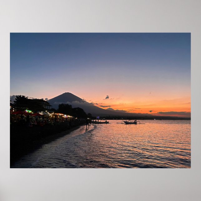 Solnedgång på Amed Beach Poster (Framsidan)