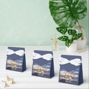 Solnedgång på beach-favoritboxen presentaskar