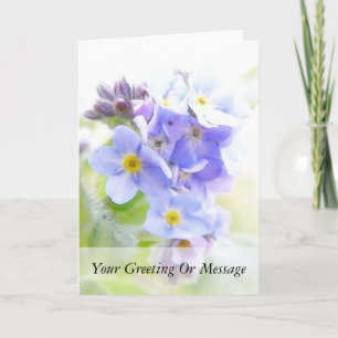 Solnedgång på blå glöm inte mina anteckningar