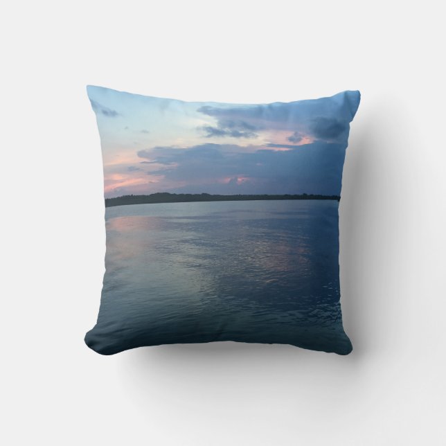 Solnedgång på den Intercoastal dekorativ kudde 16" (Framsida)
