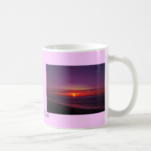 Solnedgång på den Oregon kusten Kaffemugg