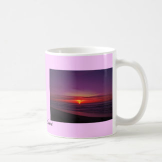 Solnedgång på den Oregon kusten Kaffemugg