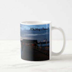 Solnedgång på den Whidbey ön, Coupeville, Kaffemugg