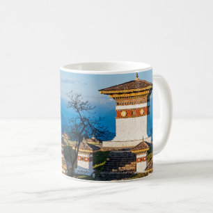 Solnedgång på Dochula Pass - Bhutan, Himalaya Kaffemugg