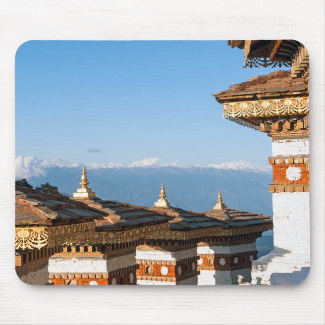 Solnedgång på Dochula Pass - Bhutan, Himalaya Musmatta (Framsidan)