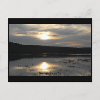 Solnedgång på floden, MORSOR Vykort