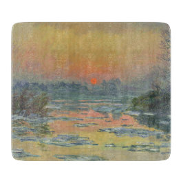 Solnedgång på floden Seine i Winter (Claude Monet)