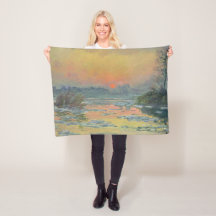 Solnedgång på floden Seine i Winter (Claude Monet)