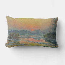 Solnedgång på floden Seine i Winter (Claude Monet)