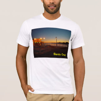 Solnedgång på fyren i Santa Cruz - T-tröja T-shirt