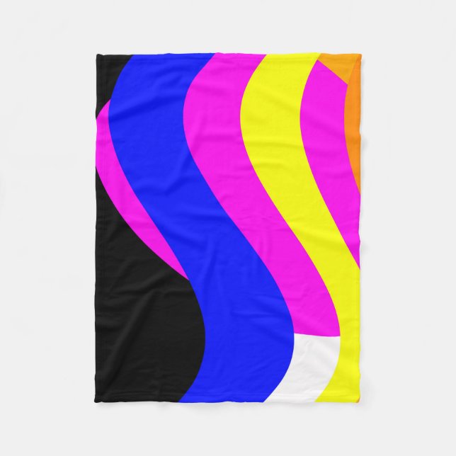 Solnedgång på havet fleecefilt (Framsidan)