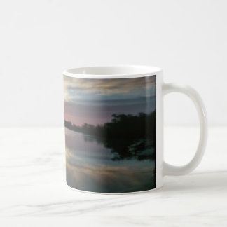 Solnedgång på havet kaffemugg